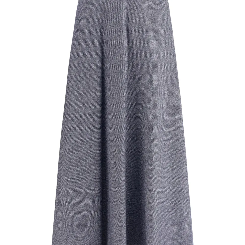 Джинсовая миди-юбка А-силуэта Джинсовая миди-юбка А-силуэта