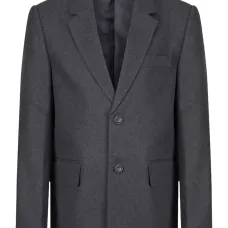 Двубортный пиджак с лацканами с вырезом