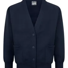 Кардиган с застёжкой на пуговицы и накладными карманами