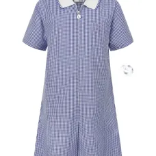 Комплект из платья на молнии с узором "виши"