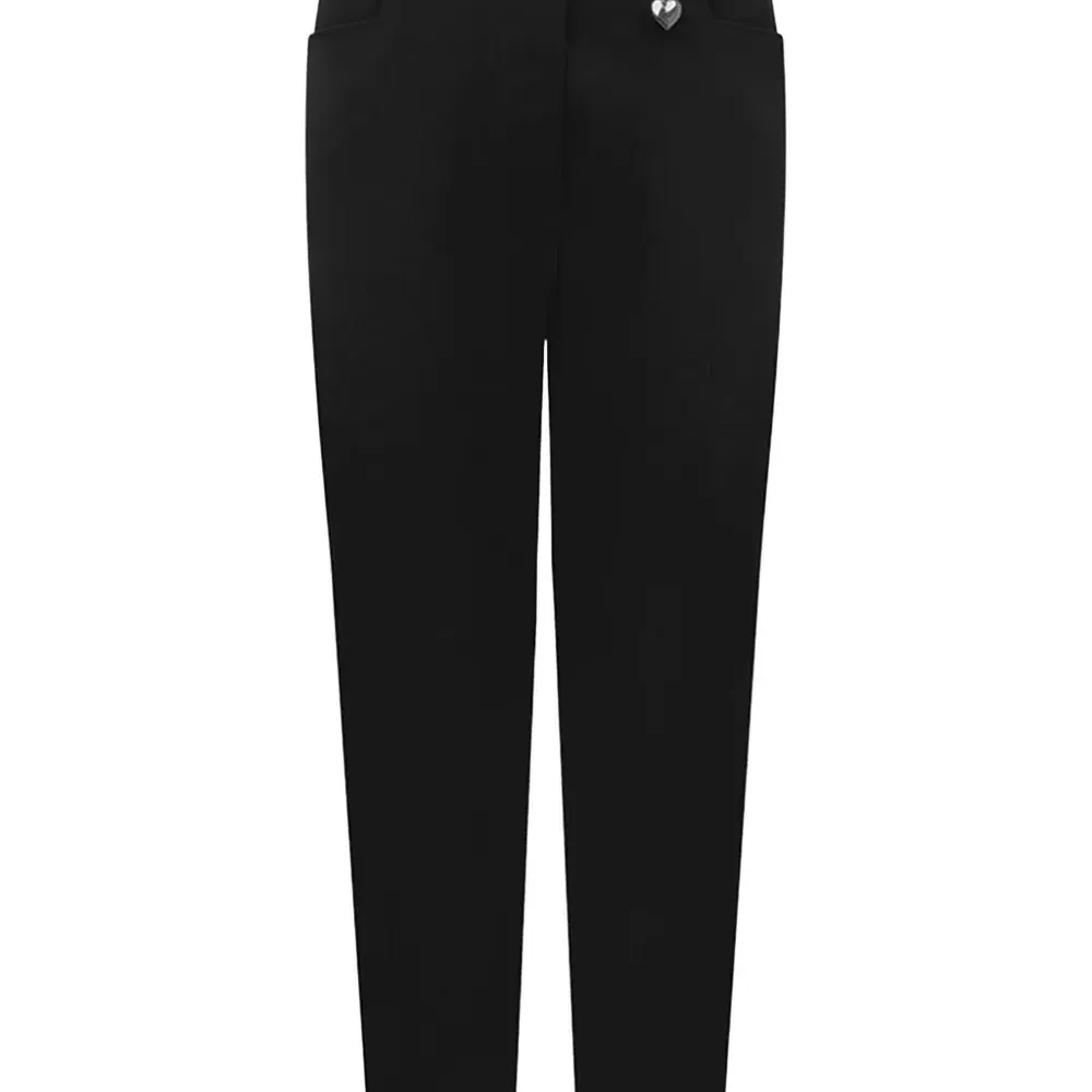 Брюки с деталями в виде сердца