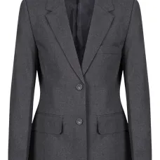 Современный пиджак на двух пуговицах с лацканами с вырезом