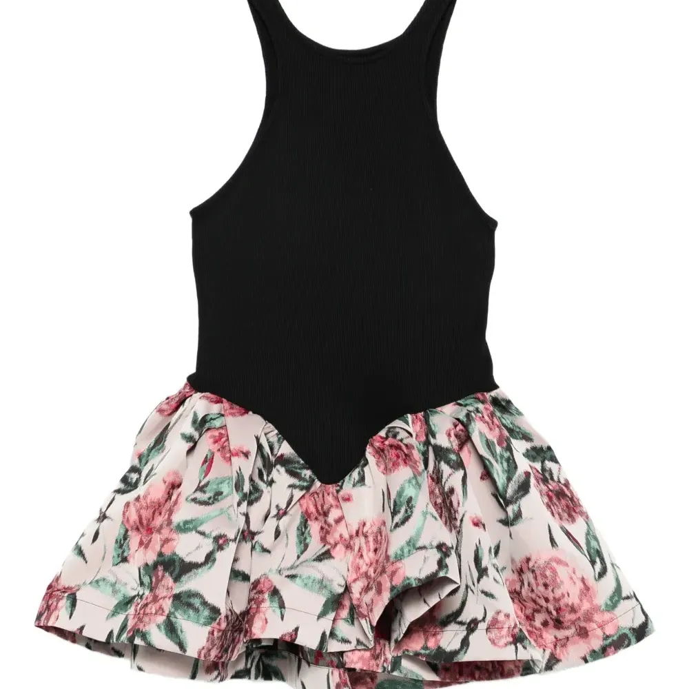 Блузка с баской из броката