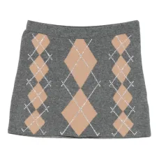 Юбка мини Cecilie с узором аргайл