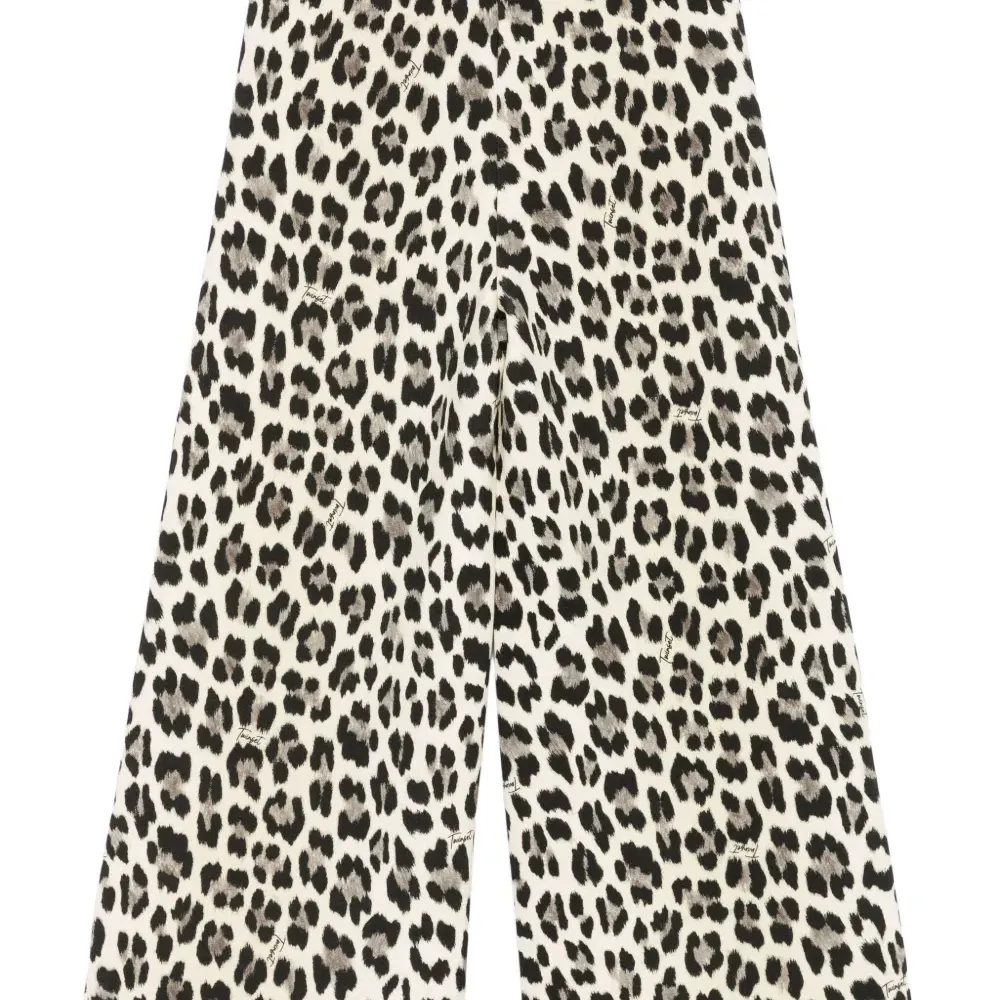 Брюки с леопардовым принтом