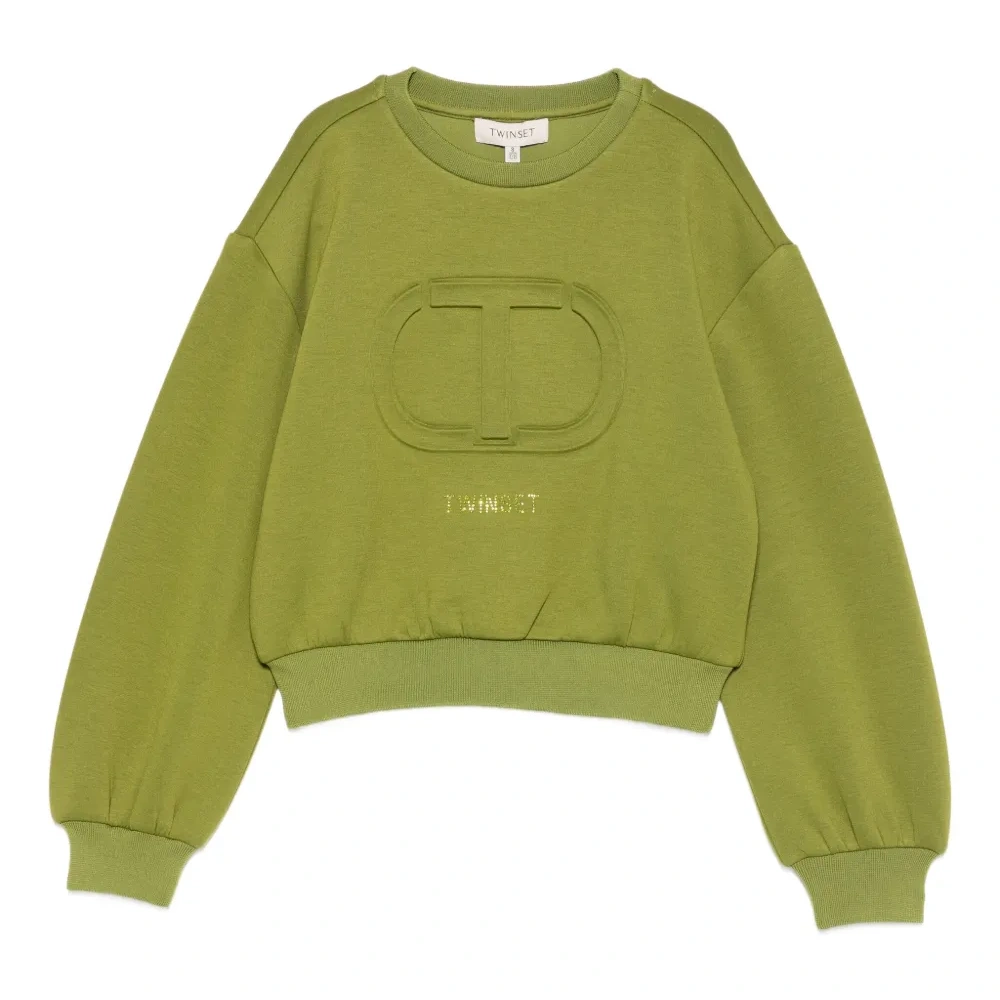 Свитшот с тиснённым логотипом