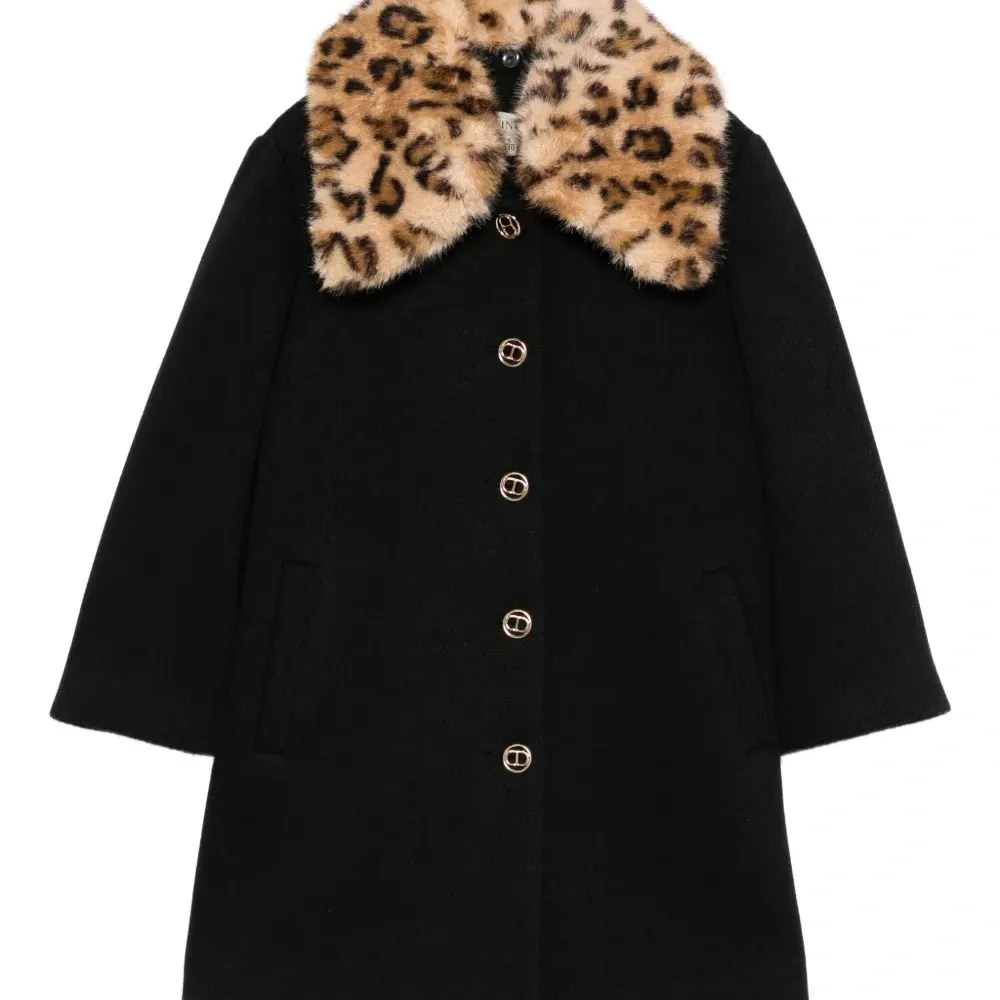 Пальто Twin-set черного цвета