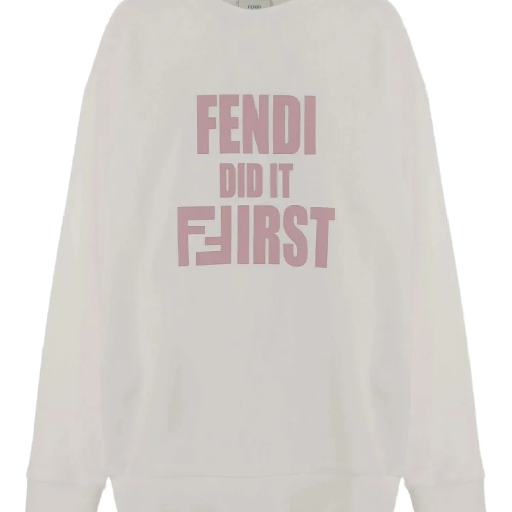 Свитшот с принтом-слоганом