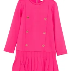 Платье с декоративными пуговицами