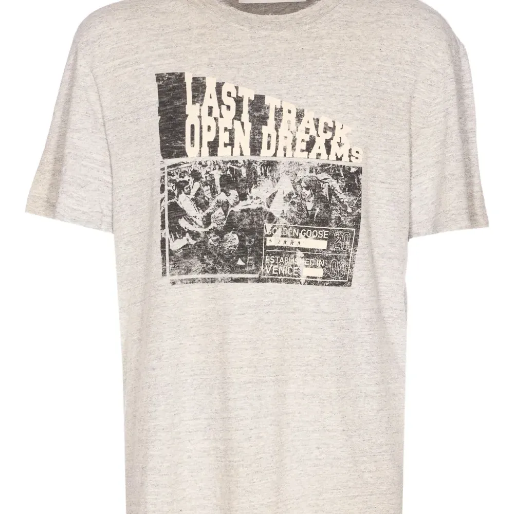 Хлопковая футболка с графическим принтом