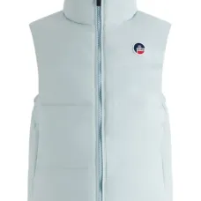 Стеганый жилет с высоким воротником