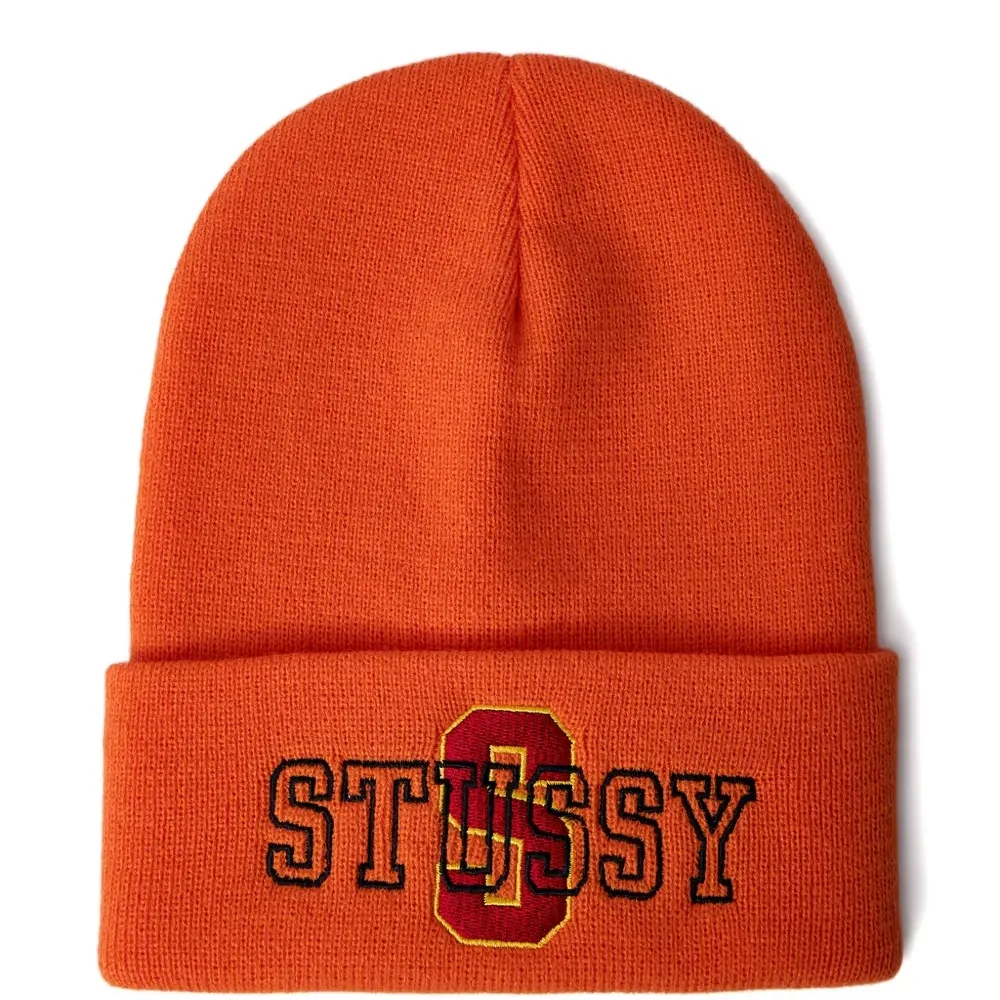 Шерстяная шапка-бини с логотипом