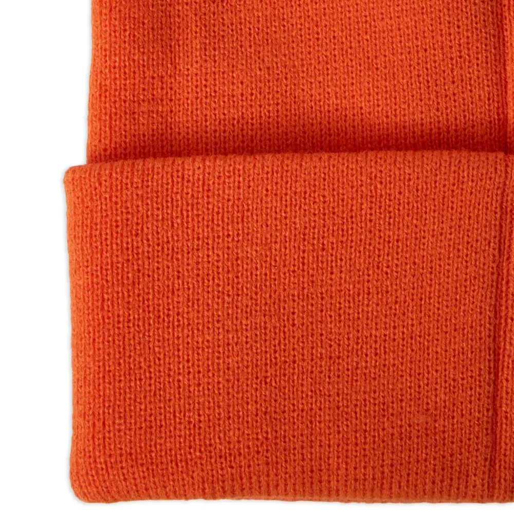 Шерстяная шапка-бини с логотипом