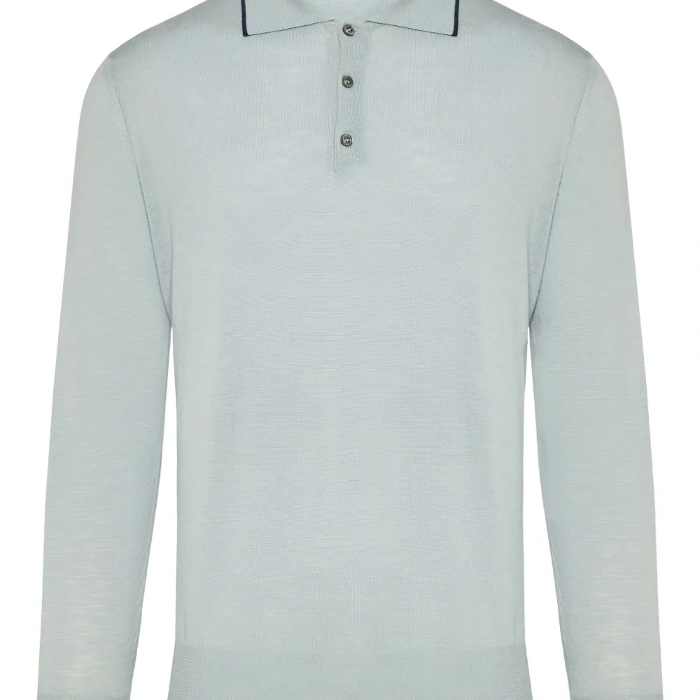 Поло с длинными рукавами