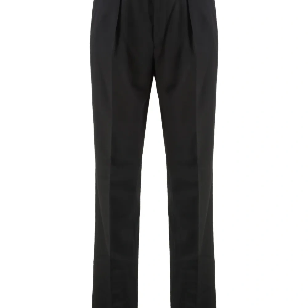 Брюки из хлопка в складку