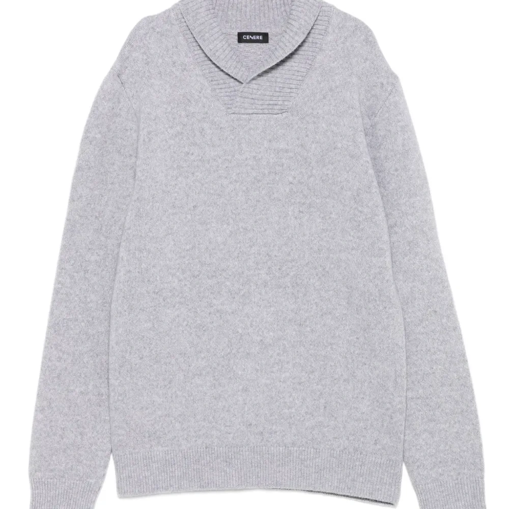 Джемпер с шалевым воротником