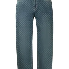 Джинсы с монограммой