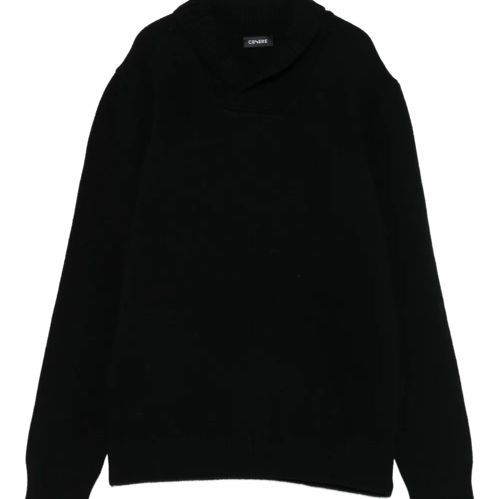 Джемпер с шалевым воротником