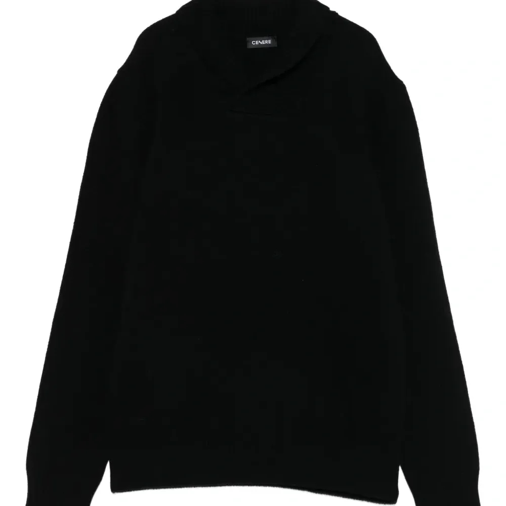 Джемпер с шалевым воротником