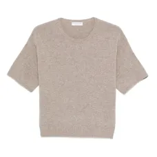 Вязаная футболка с короткими рукавами