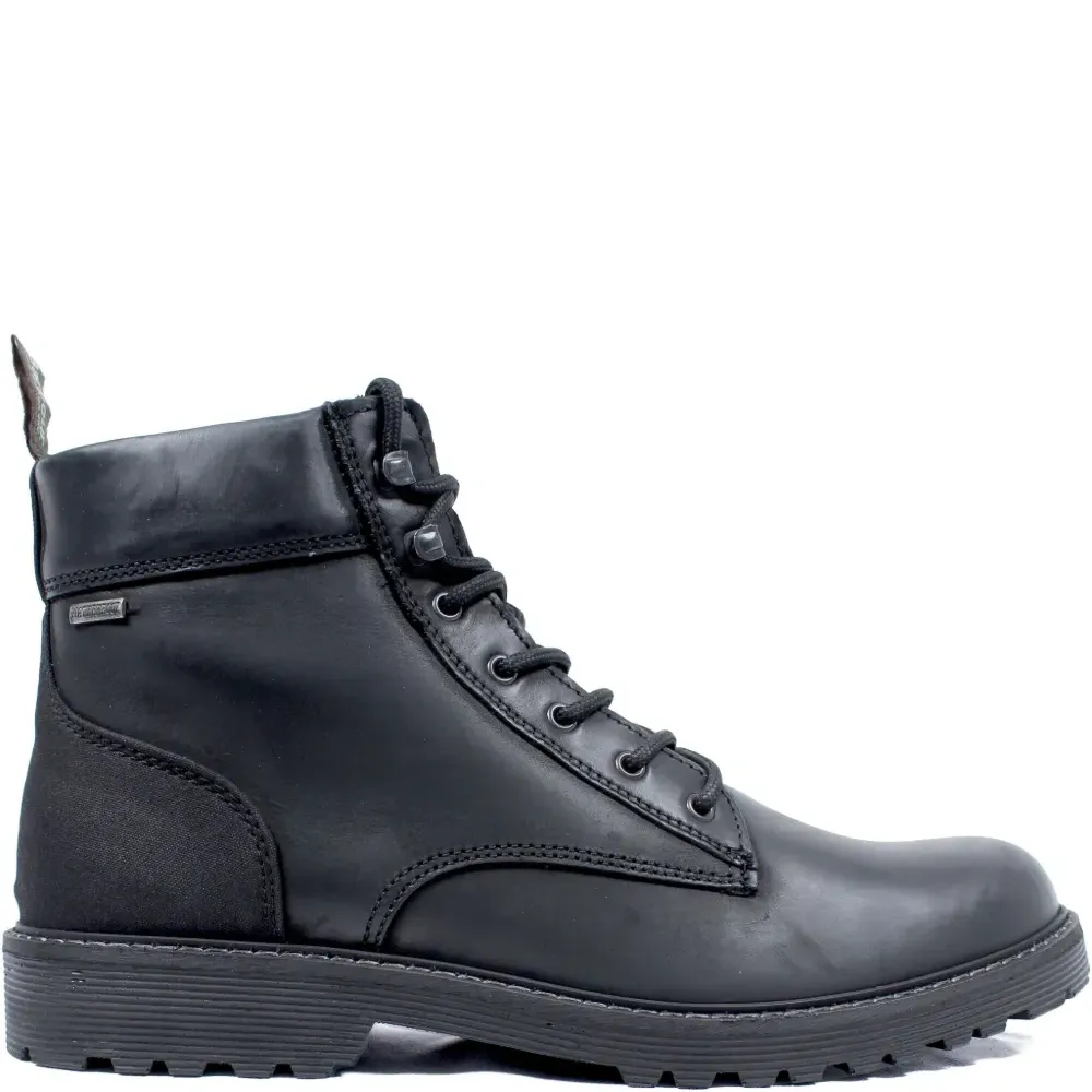 Кожаные ботинки на шнуровке