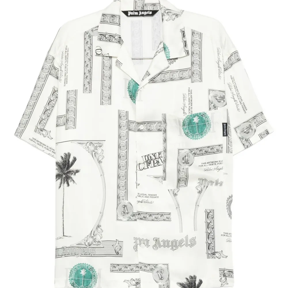 Рубашка с графическим принтом