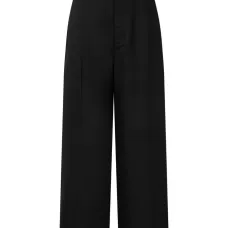 Брюки в полоску с плиссировкой