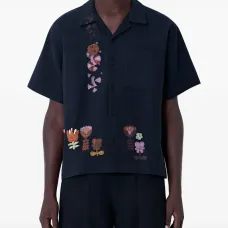 Рубашка с цветочным узором