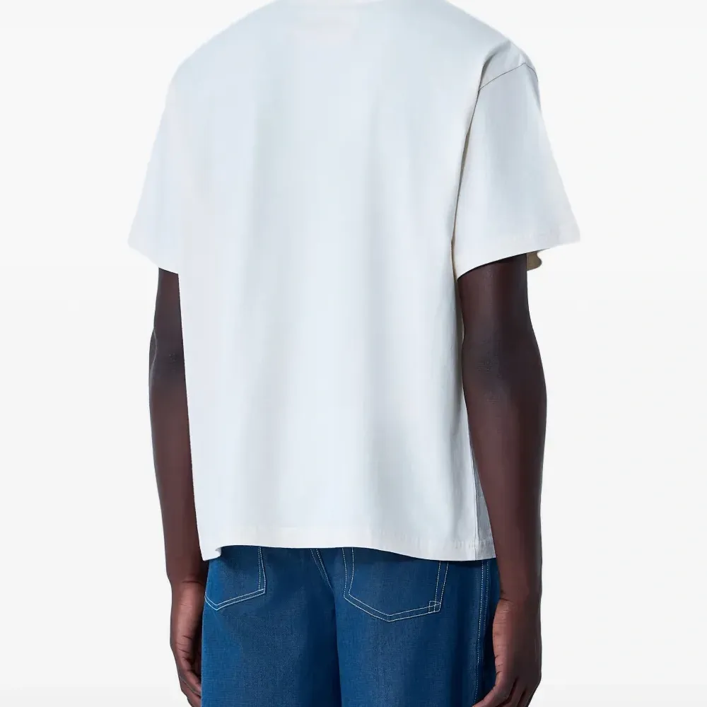 Футболка с графическим принтом и круглым вырезом