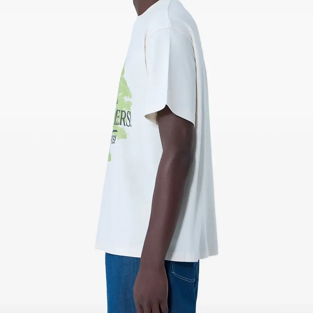 Футболка с графическим принтом и круглым вырезом