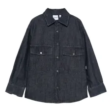 Джинсовая рубашка с двумя карманами Джинсовая рубашка с двумя карманами