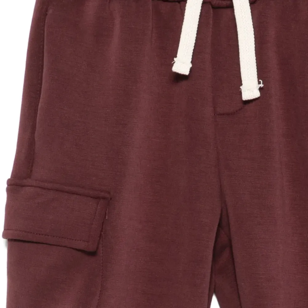 Брюки с карманами карго и завязками