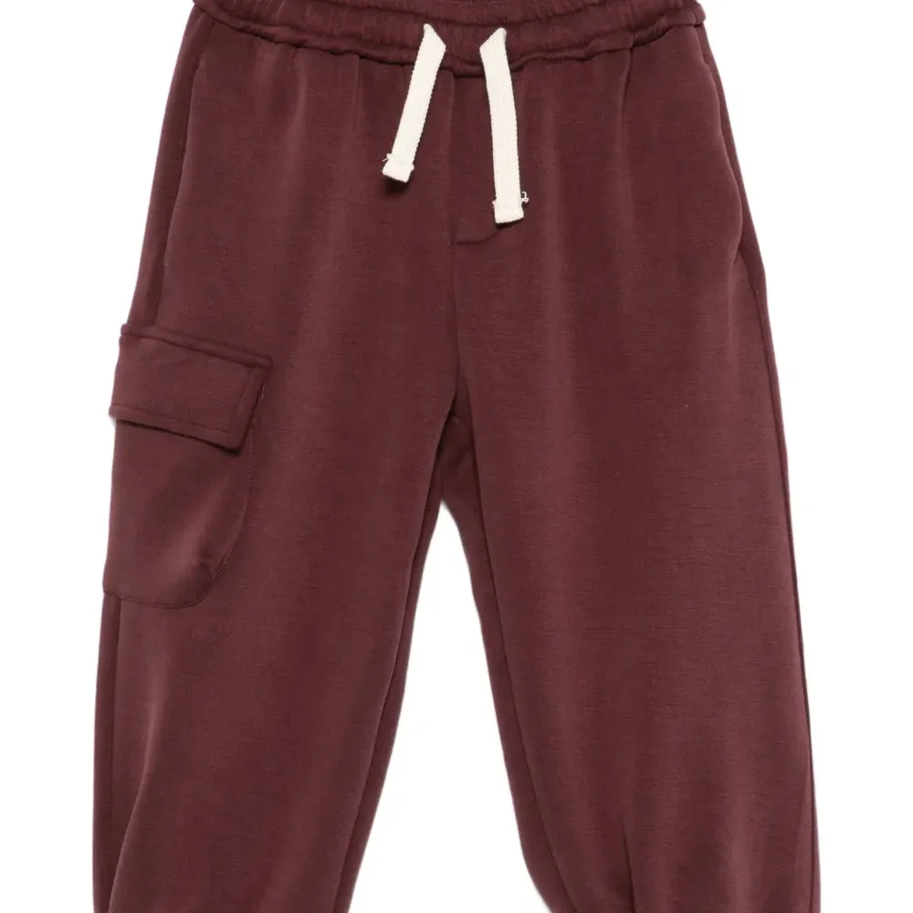 Брюки с карманами карго и завязками