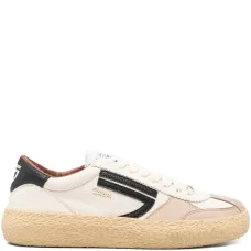 Кроссовки с кожаными вставками