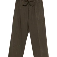 Брюки на кулиске с ёлочным узором