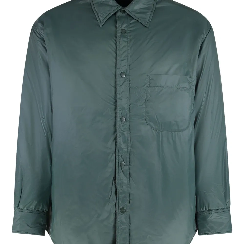 Рубашка-овершот с нагрудным карманом Рубашка-овершот с нагрудным карманом