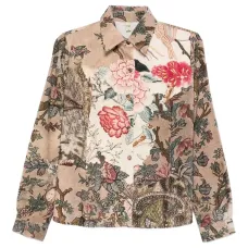 Рубашка с цветочным принтом