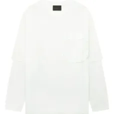 Многослойная футболка с оборками