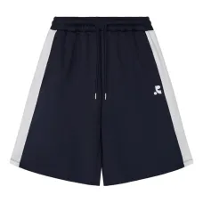 Шорты из комбинированного трикотажа