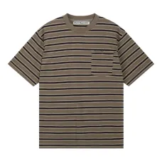 Футболка с карманом в полоску