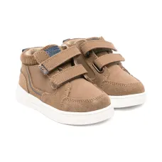 Ботинки из комбинированной кожи