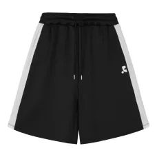 Шорты из комбинированного трикотажа