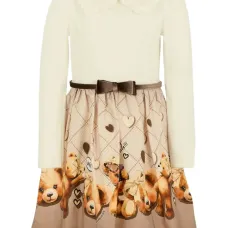 Платье с принтом "Тедди" Платье с принтом "Тедди"