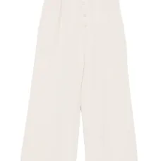 Брюки с эластичным поясом и застёжкой на пуговицы спереди