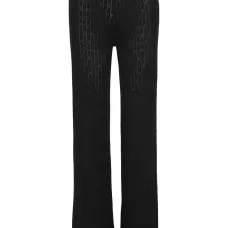 Пуаншелевые брюки с эластичным поясом