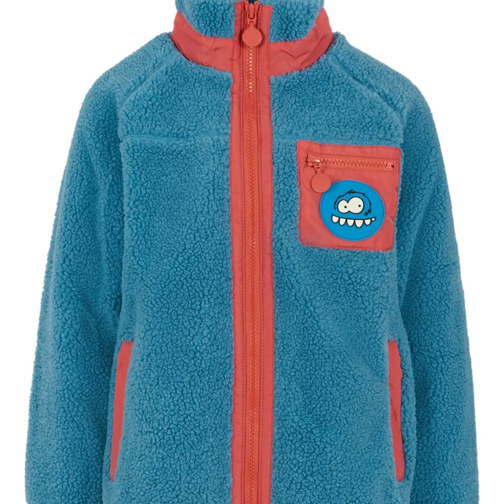 Флисовая куртка с накладными карманами