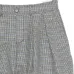 Плиссированная повседневная юбка в клетку