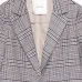 Пиджак в клетку с карманами