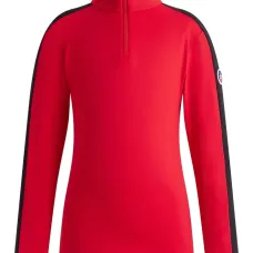 Свитшот с контрастными вставками и молнией до середины