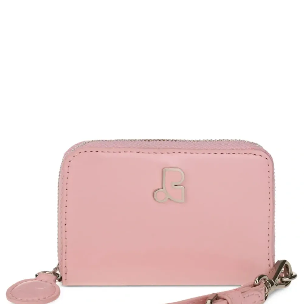 Кошелек из кожи на молнии